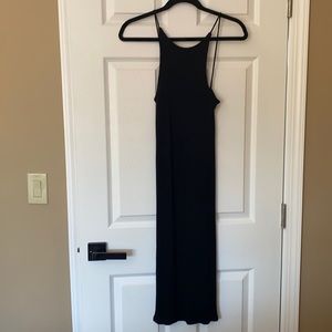 Topshop ribbed midi dress